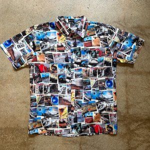 Matix Skateboarder Magazine Print Shirt Size Large